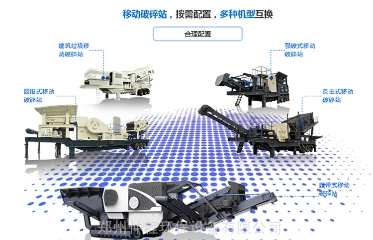 移動破碎站多機型互換